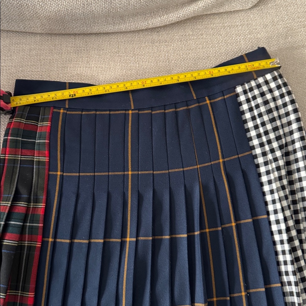 Zara checkered pleated preppy skirt size M - Picture 5 of 6